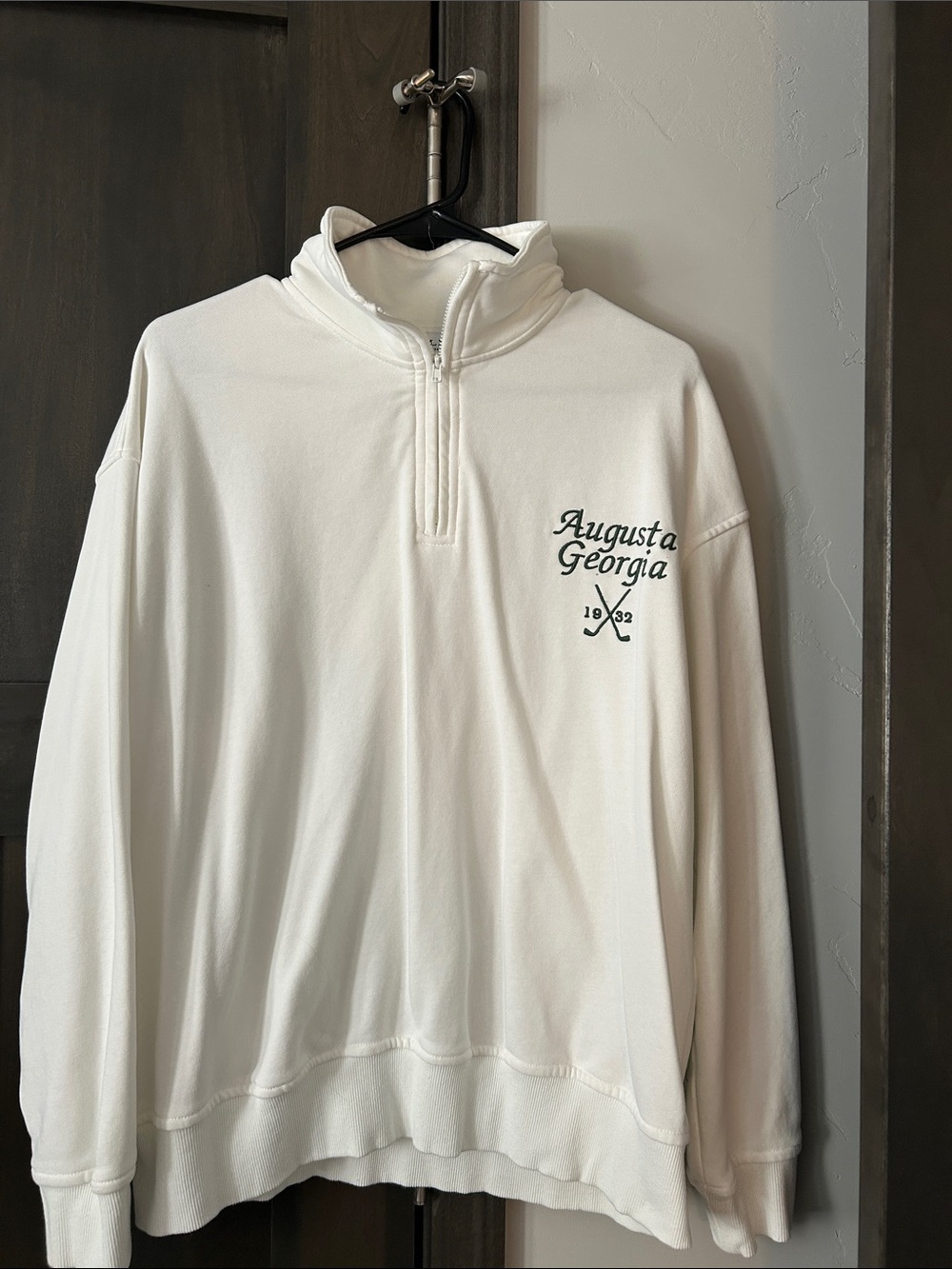 Gilli White Augusta Georgia Quarter-Zip Sweatshirt